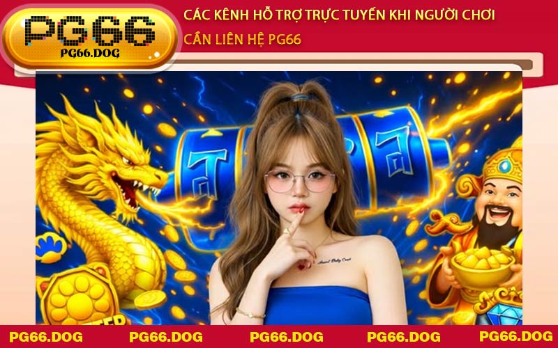 Các kênh hỗ trợ trực tuyến khi người chơi cần Liên Hệ PG66